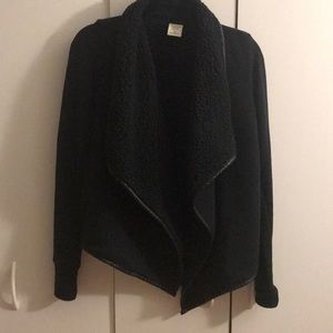 Sherpa line drape cardigan Abercrombie XS